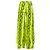 Off White Calças largas de couro neon Off Virgil Abloh