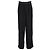 Pantaloni a gamba larga Giorgio Armani in cupro nero