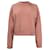 Acne Studios Rundhals-Pullover aus rosa Baumwolle Braun Pink  - Ansicht 1