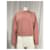 Acne Studios Rundhals-Pullover aus rosa Baumwolle Braun Pink  - Ansicht 7