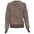 Kurzer Pullover aus Intarsienwolle mit Jeremy Scott Paris-Logo Braun - Ansicht 6