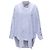 Camisa oversized a rayas con logo BB de Balenciaga Demna - vista 3