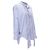 Camisa oversized a rayas con logo BB de Balenciaga Demna - vista 4