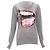 Markus Lupfer Strickpullover mit Lippen und Pailletten