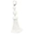 Céline Celine Phoebe Philo beaded tassel drop earrings Pair White Plastic  ref.1905764