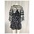 Vestido mini de chiffon com babados IRO Clash em viscose preta Preto - vista 10