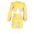 Abito Mini Floreale Zinnia Zimmermann in Lino Giallo - vista 6