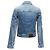 Louis Vuitton yayoi kama faces leather patch denim jacket - view 6