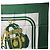 Hermès Bufanda de seda Hermes Carré 90 Verde - vista 3