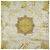 Lenço de seda Hermès Carré 90 Ouro Dourado Metálico - vista 6