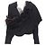 Comme Des Garcons rose tulle scalloped sash blazer