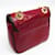 Borsa a spalla Gucci Interlocking G Chain Nero Rosso - vista 6