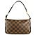 Borsa a Spalla Navona Damier Ebene LOUIS VUITTON Marrone