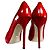 Décolleté in vernice rossa SERGIO ROSSI Rosso - vista 4