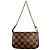LOUIS VUITTON Mini Pochette Accessori Damier Ebene Marrone - vista 2