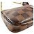 LOUIS VUITTON Mini Pochette Accessori Damier Ebene Marrone - vista 5