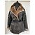 Dolce & Gabbana Dolce&Gabbana seltene Felljacke Anthrazitgrau - Ansicht 7
