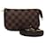 LOUIS VUITTON Damier Ebene Mini Pochette Accessoires Pouch N58009 Auth 103256A  ref.1907081