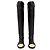 Botas de cuero con punta metálica Dalila de Giuseppe Zanotti Negro - vista 4