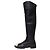 Botas de cuero con punta metálica Dalila de Giuseppe Zanotti Negro - vista 6