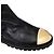 Botas de cuero con punta metálica Dalila de Giuseppe Zanotti Negro - vista 7