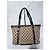 Borsa a spalla Gucci GG Canvas Abbey Beige/Verde - vista 4