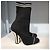 FENDI Stiefeletten T.EU 38 Stoff Schwarz - Ansicht 5