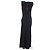 Stella Mc Cartney Vestido maxi de viscosa negra con detalles de cadena Stella McCartney Negro