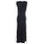 Stella Mc Cartney Vestido maxi de viscosa negra con detalles de cadena Stella McCartney Negro - vista 3