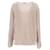 Brauner Leinenpullover mit Rundhalsausschnitt von Acne Studios  - Ansicht 3