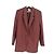 Set giacca e pantaloni a un bottone Isabel Marant Étoile in lana bordeaux Marrone Rosso - vista 6