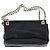 Borsa a spalla con tracolla a catena Victoria Beckham in pelle nera Nero