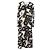 Vestido mini de manga longa impresso Rachel Comey em seda multicolorida Multicor