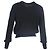 Moncler Cardigan mit Reißverschlussdetails aus schwarzer Wolle und Polyester - Ansicht 3