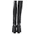 Tom Ford Front Zipped High-Heeled Knee-High Boots in Black Leather - view 4