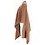 Braune Wollstrick-Cape mit Knöpfen von Chloé - Ansicht 2