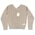 Peserico Strickpullover mit V-Ausschnitt Sand