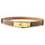 Hermès Hermes Kelly Belt 18 Epsom Gold Hardware Brown Leather