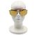 Occhiali da sole in metallo a forma di goccia Thom Browne TB 015 LTD - vue 3