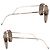 Occhiali da sole in metallo a forma di goccia Thom Browne TB 015 LTD - vue 6