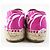 Chanel COCO Mark Espadrilles aus Jute-Leinen 36 Lila - Ansicht 3