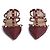 Valentino Garavani Valentino Rockstud Mules EU38.5 Dunkelrote Lederflats Schuhe UK5.5 US8 Bordeaux - Ansicht 2