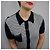 Versace Jeans Couture Camicia a quadri vintage Versace Nero Bianco - vista 6