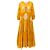 Autre Marque Rara Avis de Sonal Verma Vestido Largo Boho Amarillo