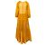 Autre Marque Rara Avis de Sonal Verma Vestido Largo Boho Amarillo - vista 2