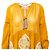 Autre Marque Rara Avis de Sonal Verma Vestido Largo Boho Amarillo - vista 3