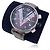 Louis Vuitton Reloj cronógrafo automático Tambour Damier Cobalt Plata - vista 3