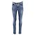 Jeans ajustados de denim azul con logo bordado de Saint Laurent Azul claro - vista 5