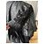Giacca Roberto Cavalli in pelle e camoscio nera con tagli al laser Nero - vista 4