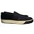 Sneakers Slip-On Lanvin in pelle nera e camoscio
